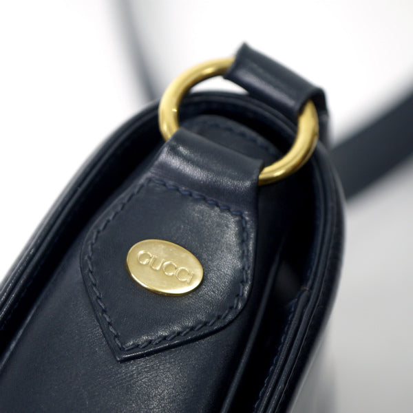 OLD Gucci<訳あり>総革スクエアミニポシェット（黒）