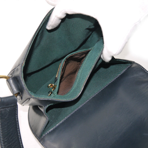 OLD Gucci<訳あり>総革スクエアミニポシェット（黒）
