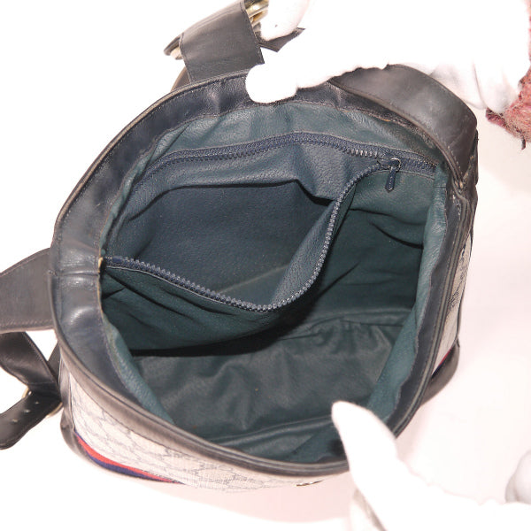 OLD Gucci  G金具バケツ型ショルダー（青）