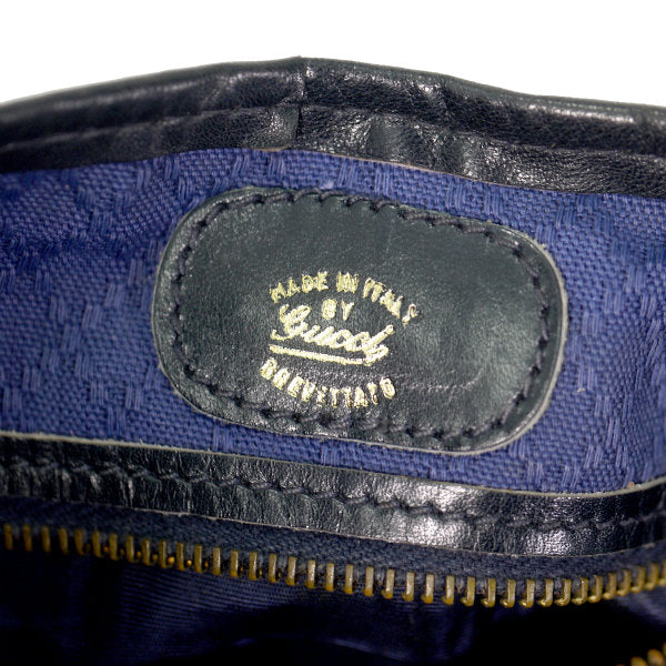 OLD Gucci ジャッキー金具ワンショルダー（青）