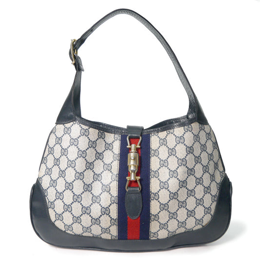 OLD Gucci ジャッキー金具ワンショルダー（青）