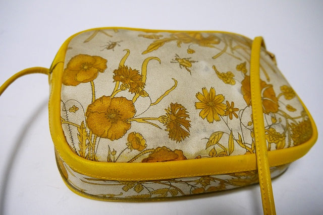 OLD Gucci＜訳あり＞フローラポシェット（黄）