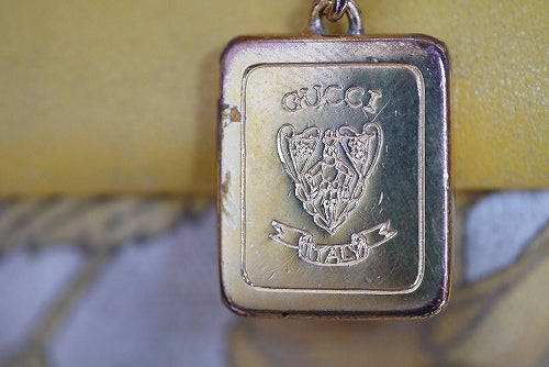 OLD Gucci＜訳あり＞フローラポシェット（黄）