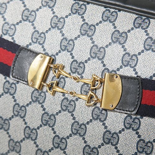 OLD Gucci　ビット金具付ワンショルダー（青GG）