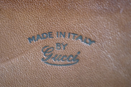 OLD Gucci ジャガード ７０ｓショルダー（茶GG）