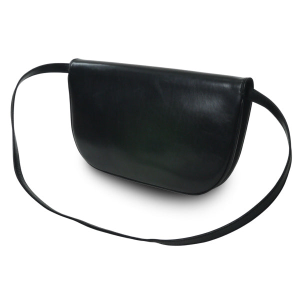 OLD Gucci Ｇ金具２Way半円ショルダー(黒)