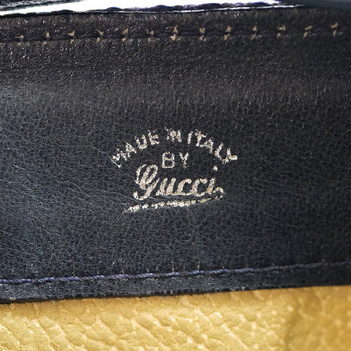 OLD Gucci 巾着型ショルダー(シェリーライン/青)