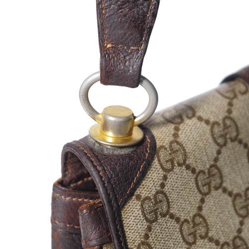 OLD Gucci　縦シェリー2wayバッグ(茶)