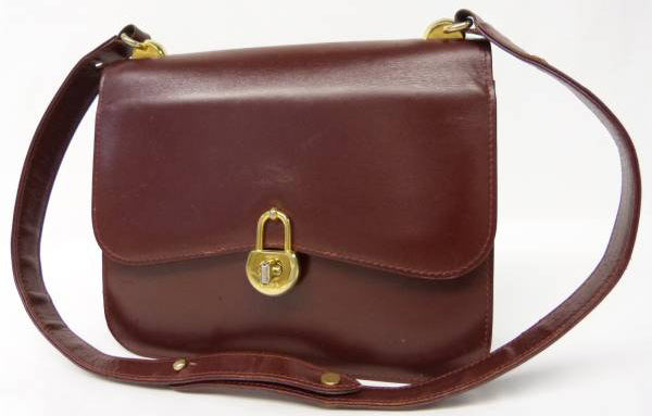 OLD Gucci 総皮２Wayショルダー（ボルドー）