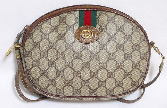 OLD Gucci 　2wayポシェット＆ポーチ(茶）