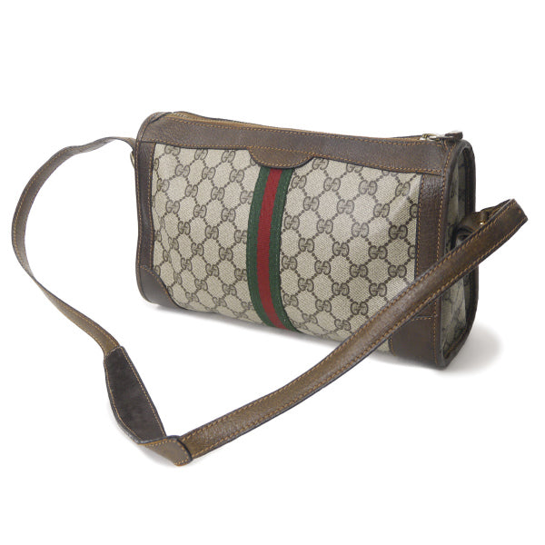 OLD Gucci 縦シェリー2WAYバッグ（茶）