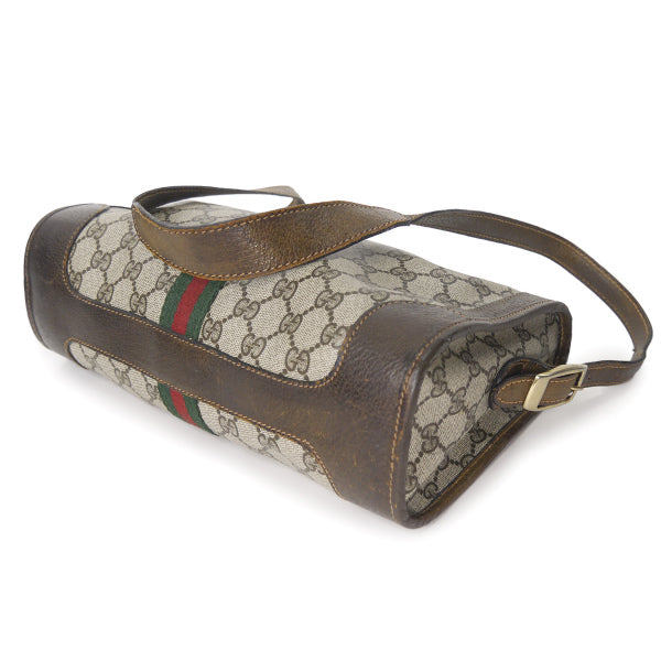 OLD Gucci 縦シェリー2WAYバッグ（茶）