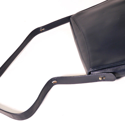 OLD Gucci 総皮G金具大判2wayショルダー(濃紺)