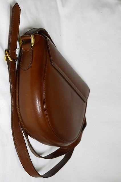 OLD Gucci　半円ショルダー（茶）