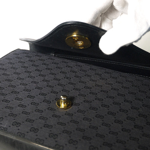 OLD Gucci　２Way黒マイクロGGショルダー