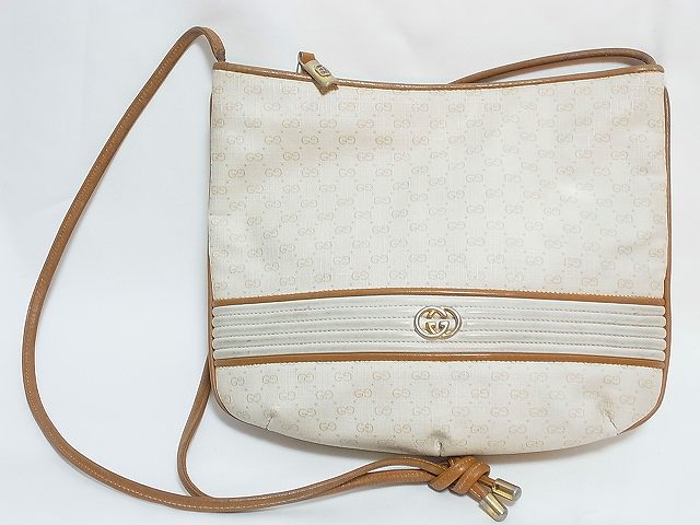 OLD Gucci オフホワイトポシェット
