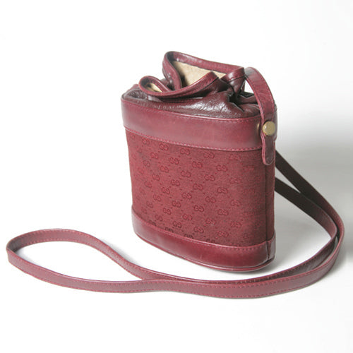OLD Gucci　赤ミニ巾着ポシェット