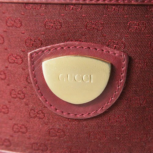 OLD Gucci　赤ミニ巾着ポシェット