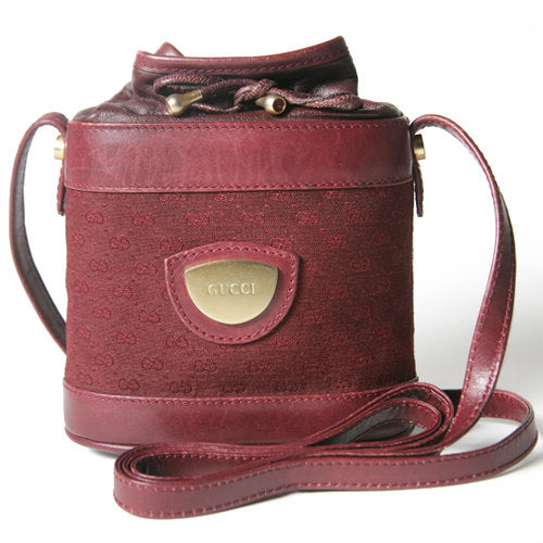 OLD Gucci　赤ミニ巾着ポシェット