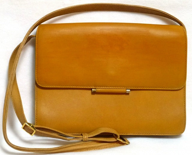 OLD Gucci　キャメル　総皮ショルダー