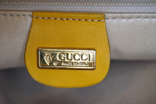 OLD Gucci FLORA フローラショルダー（黄）