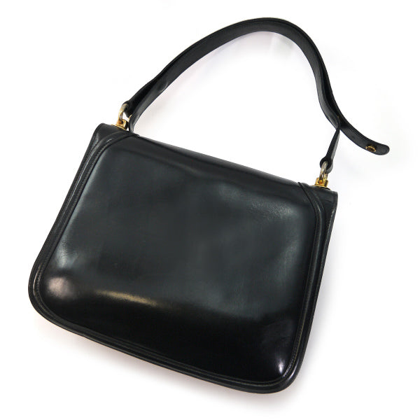 OLD Gucci  代表作!インターロッキング　総革ワンショルダー（黒）