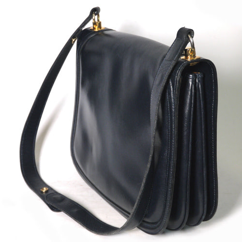 OLD Gucci インターロッキング60〜72ｓショルダー（濃紺）