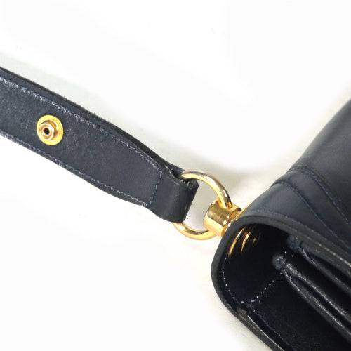 OLD Gucci インターロッキング60〜72ｓショルダー（濃紺）