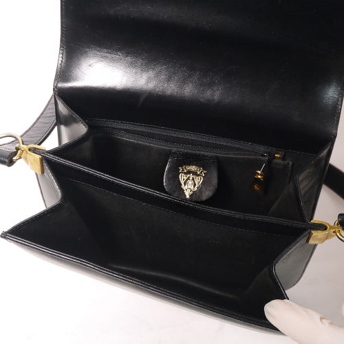 OLD Gucci 　７０s流れ星斜めがけGGショルダー（黒）