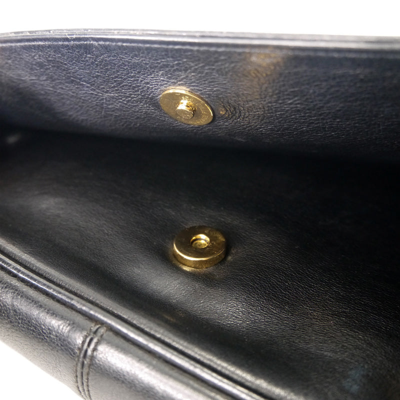 OLD Gucci　70sGG金具シェリーショルダー（黒）