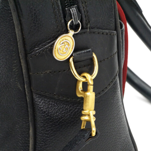 OLD Gucci 　細シェリー2WAYミニボストン（黒）