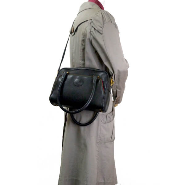 OLD Gucci 　細シェリー2WAYミニボストン（黒）