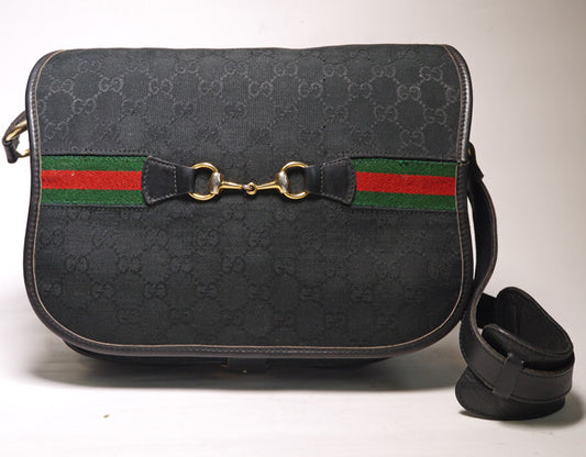 OLD Gucci  ビット　カメラショルダー（黒）