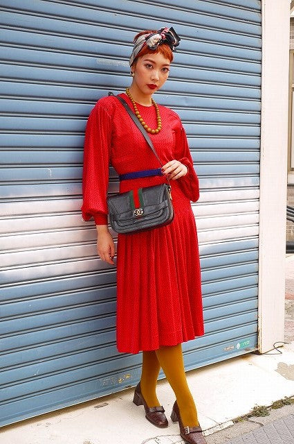 OLD Gucci ２Way縦シェリー革ショルダー（黒）