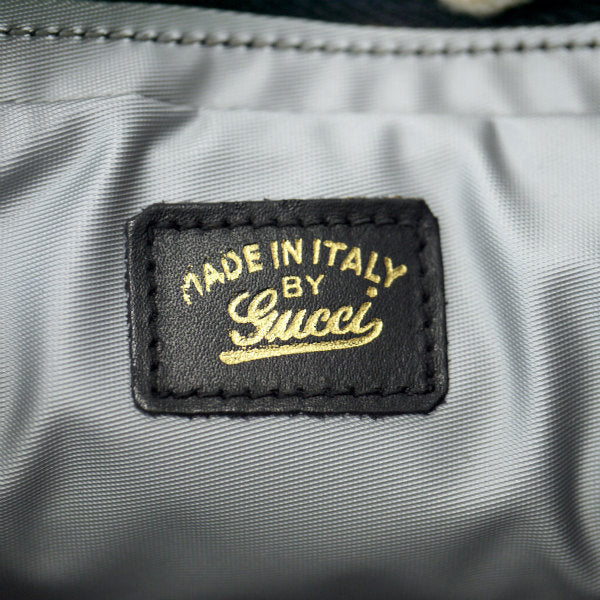 OLD Gucci　総革シェリー クラッチバッグ（黒）