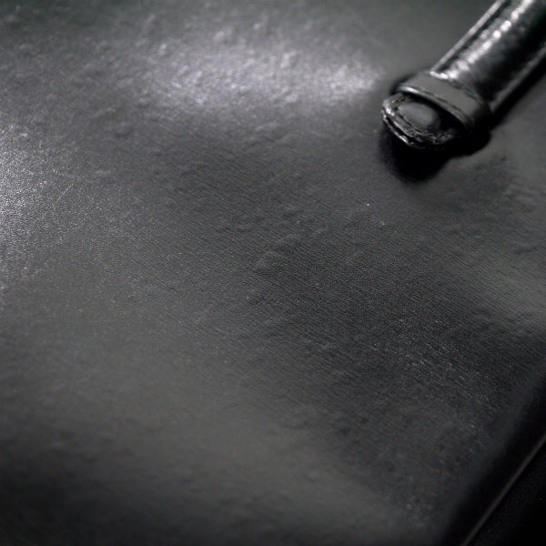 OLD Gucci　本革製G留め具スクエアトートバッグ（黒）