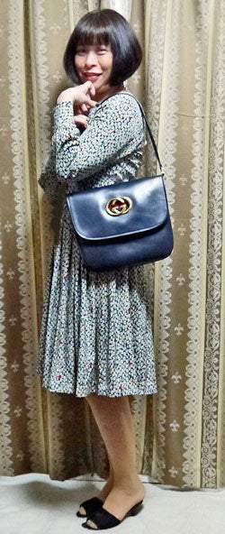 OLD　Gucci　７０ｓ！リメイクGGショルダー（黒）