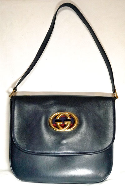 OLD　Gucci　７０ｓ！リメイクGGショルダー（黒）