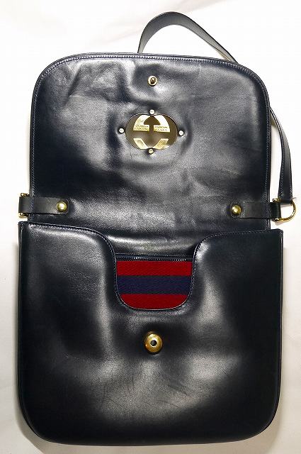 OLD　Gucci　７０ｓ！リメイクGGショルダー（黒）