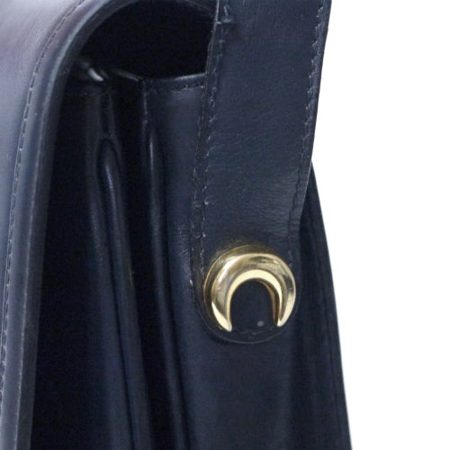 OLD Gucci  ２Way牛カウ　ショルダー（濃紺）