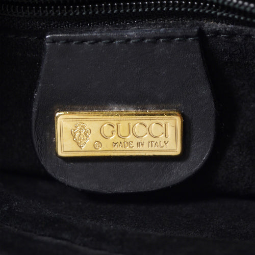 OLD Gucci　総革シンプルショルダー（黒）