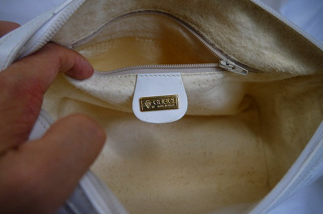 OLD Gucci 　ポシェットショルダー（白）