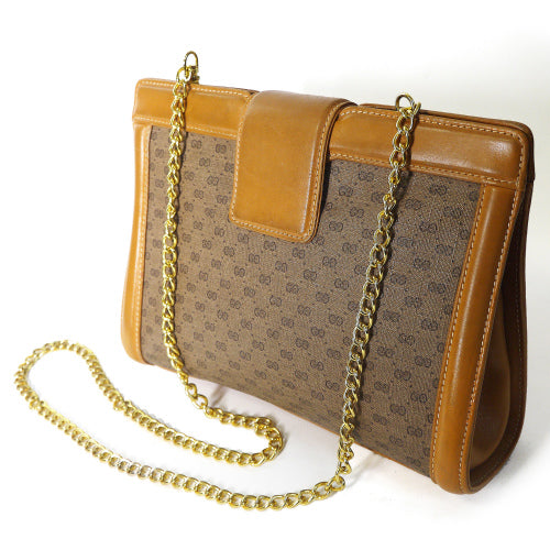 OLD Gucci マイクロGGクラッチ＆チェーンショルダー