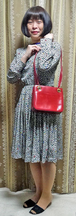 OLD Gucci　赤Box型ワンショルダー