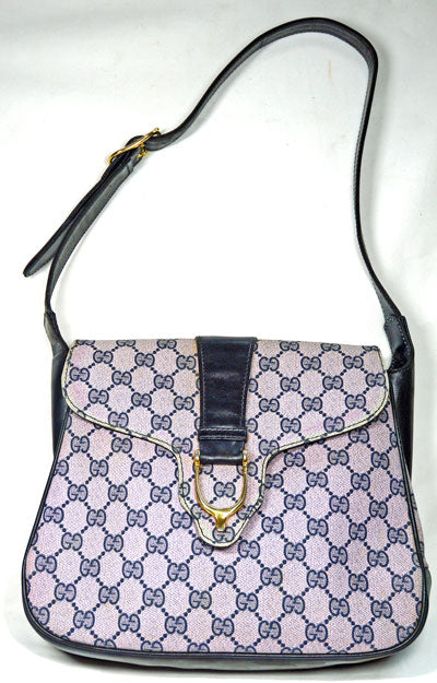 OLD Gucci　ビット金具ワンショルダー（薄ピンク）