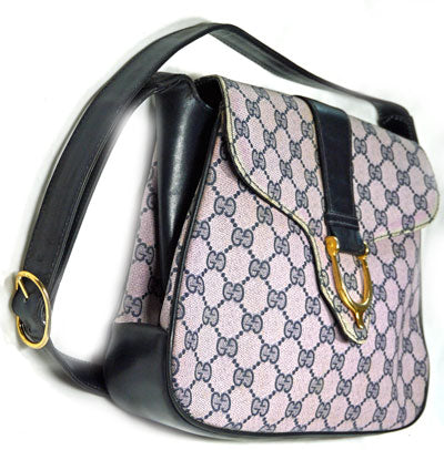 OLD Gucci　ビット金具ワンショルダー（薄ピンク）