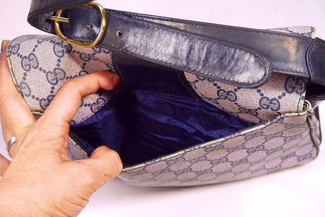 OLD Gucci　ビット金具ワンショルダー（薄ピンク）