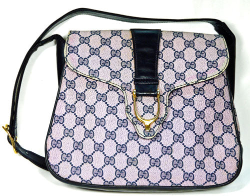 OLD Gucci　ビット金具ワンショルダー（薄ピンク）