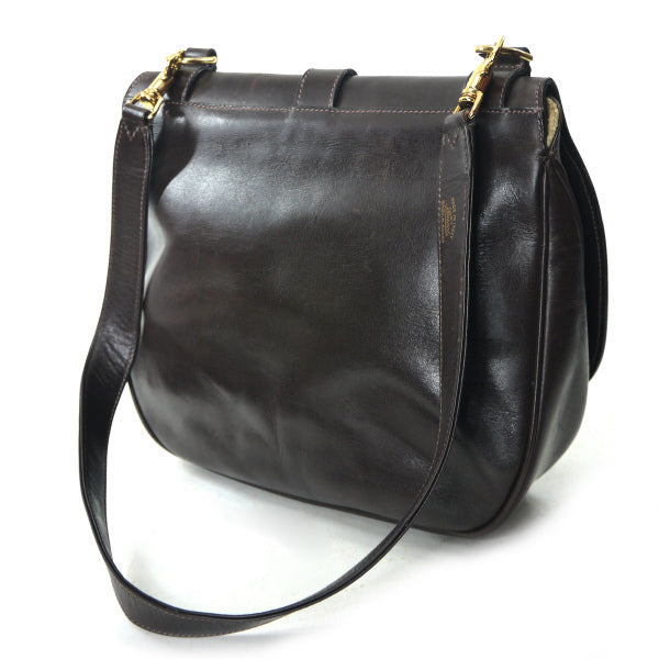 OLD Gucci70s!ワンショルダー（総皮・茶）