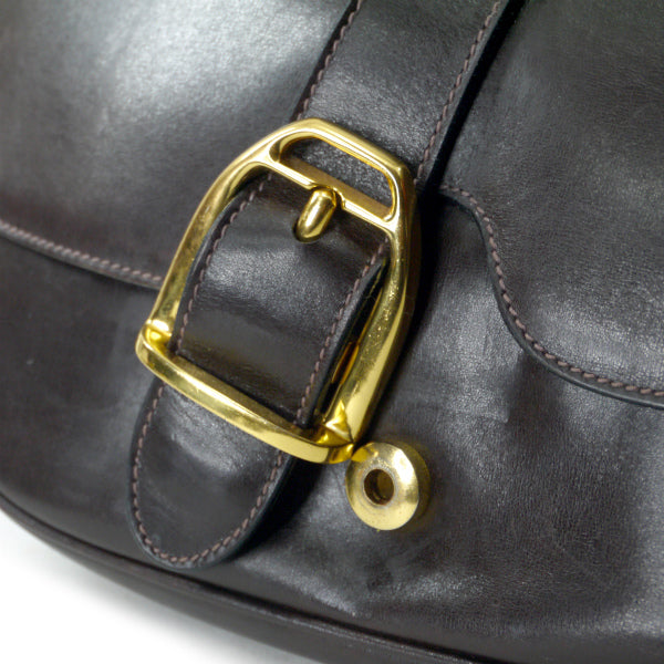 OLD Gucci70s!ワンショルダー（総皮・茶）